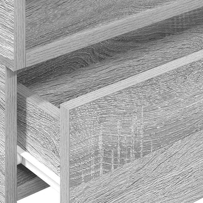 Harmaa seinäkiinnitettävä yöpöytä Geneva 45x26x28,5cm