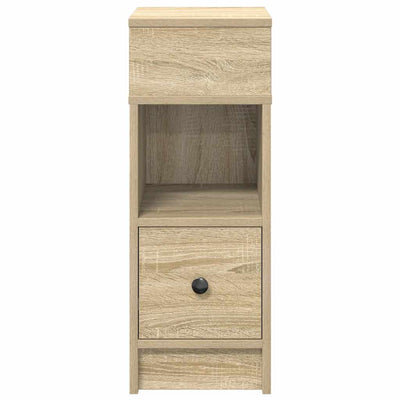 Yöpöytäkaapit 2 kpl laatikolla Sonoma-tammi 25x31x66 cm