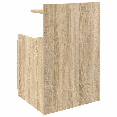 Yöpöydät 2 kpl 2 laatikolla Sonoma-tammi 40x36,5x62 cm