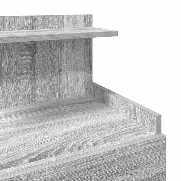 Harmaa yöpöydät Signorina (2 kpl 2 laatikolla sonoma-puu)