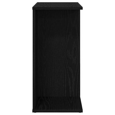 Yöpöydät 2 kpl musta tammi 46,5x29x61 cm tekninen puu