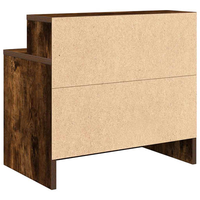 yöpöytäkaapit laatikolla 2 kpl savutammi 51x31x47 cm