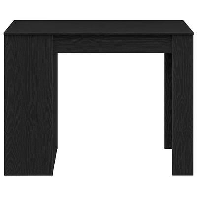kirjoituspöytä laatikolla ja hyllyllä musta tammi 102x62x77,5cm