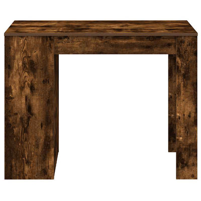 kirjoituspöytä laatikolla ja hyllyllä savutammi 102x62x77,5 cm