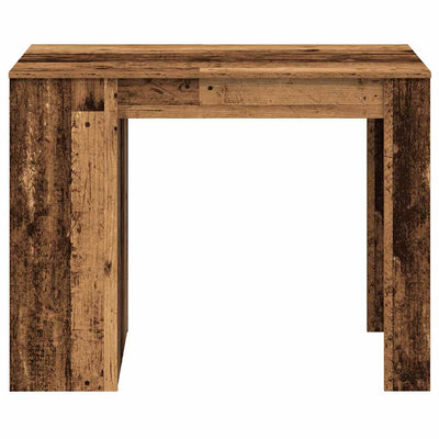 kirjoituspöytä laatikolla ja hyllyllä vanha puu 102x62x77,5 cm
