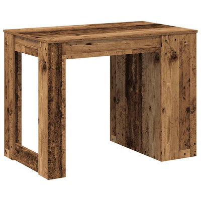 kirjoituspöytä laatikolla ja hyllyllä vanha puu 102x62x77,5 cm