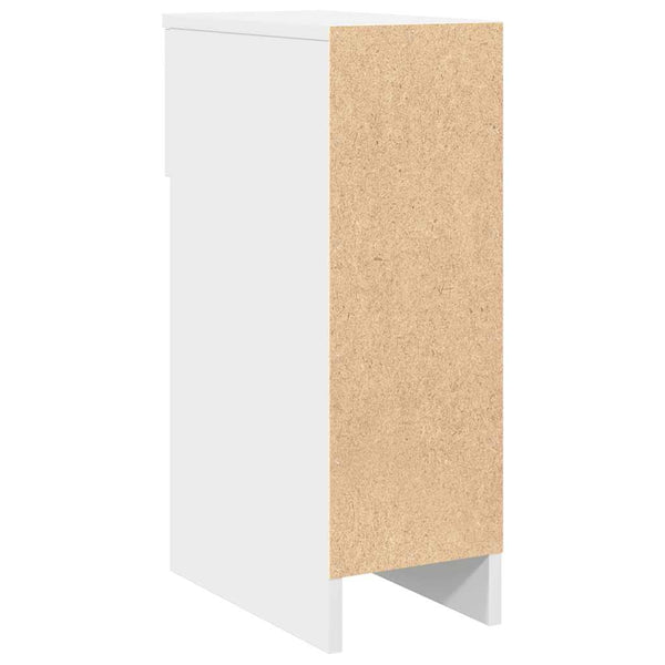 Valkoinen yöpöytäkaapit laatikolla Rajmund 20x36x60cm (2 kpl)