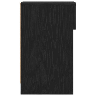 Musta tammi yöpöytäkaapit laatikolla Rajmund 20x36x60cm (2 kpl)