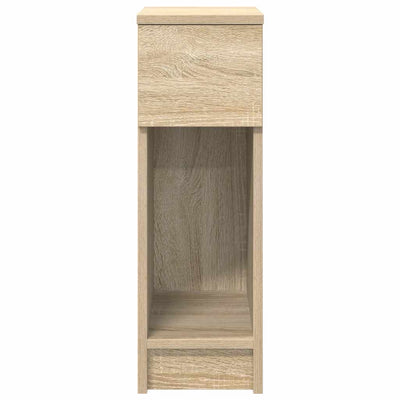 yöpöytäkaapit laatikolla 2 kpl Sonoma-tammi 20x36x60 cm