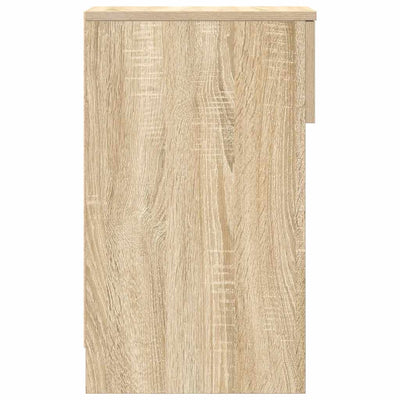 yöpöytäkaapit laatikolla 2 kpl Sonoma-tammi 20x36x60 cm