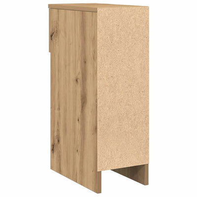 Käsityöläinen tammi yöpöytäkaappi laatikolla Rajmund 20x36x60cm