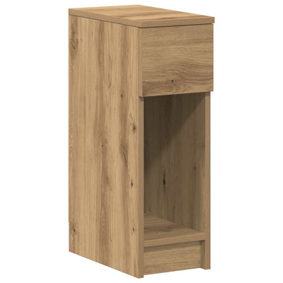 yöpöytäkaapit laatikolla 2 kpl käsityöläinen tammi 20x36x60 cm