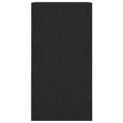 Musta tammi yöpöytäkaappi laatikolla Lasenco 35x34x66,5cm