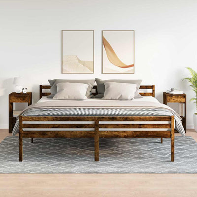 Savutammi yöpöytäkaapit laatikolla Lasenco 35x34x66,5cm (2 kpl)