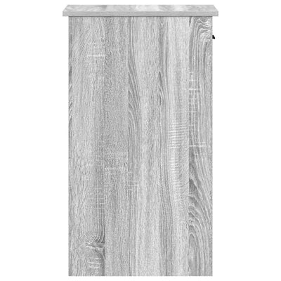 Harmaa tietokonetorniteline laatikolla Lidya 35x45x77cm