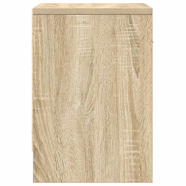 Yöpöydät 2 kpl laatikolla Sonoma-tammi 39x28x41 cm