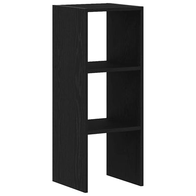 Kirjahylly Pinottava musta tammi 30x30x80 cm tekninen puu