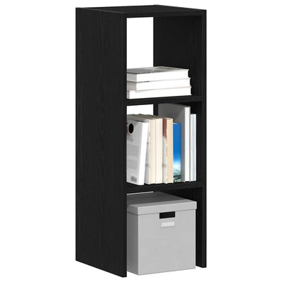 Kirjahylly Pinottava musta tammi 30x30x80 cm tekninen puu