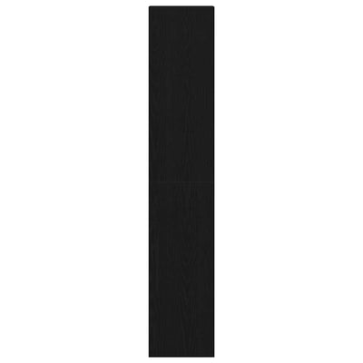 kirjahyllyt 2kpl Pinottava musta tammi 30x30x80 cm tekninen puu