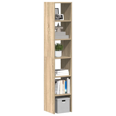 Kirjahyllyt 2kpl Pinottava Sonoma Tammi 30x30x80cm tekninen puu