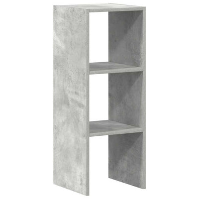 kirjahylly Pinottava betoni harmaa 30x30x80 cm tekninen puu