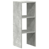 kirjahylly Pinottava betoni harmaa 30x30x80 cm tekninen puu