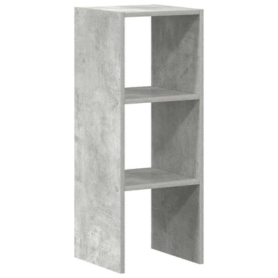 kirjahylly Pinottava betoni harmaa 30x30x80 cm tekninen puu