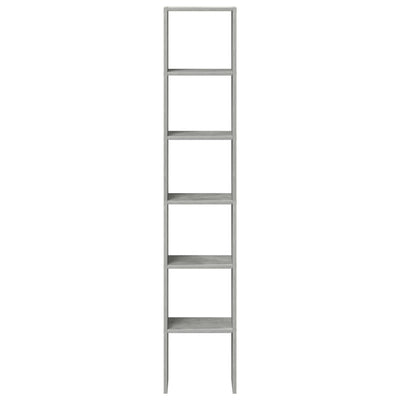 kirjahyllyt 2 kpl Pinottava betoni harmaa 30x30x80 cm