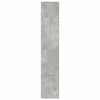 kirjahyllyt 2 kpl Pinottava betoni harmaa 30x30x80 cm