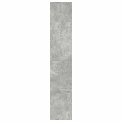 kirjahyllyt 2 kpl Pinottava betoni harmaa 30x30x80 cm