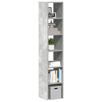 kirjahyllyt 2 kpl Pinottava betoni harmaa 30x30x80 cm