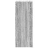 Kirjahylly Pinottava Harmaa Sonoma 30x30x80 cm tekninen puu