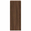 Kirjahylly Pinottava ruskea tammi 30x30x80 cm tekninen puu