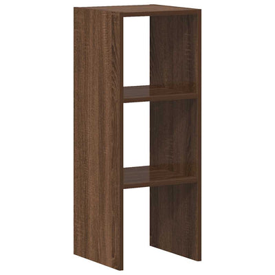 Kirjahylly Pinottava ruskea tammi 30x30x80 cm tekninen puu
