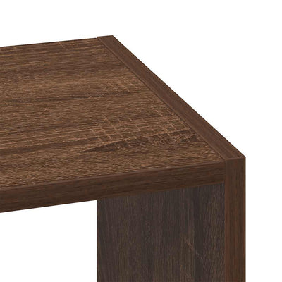Kirjahylly Pinottava ruskea tammi 30x30x80 cm tekninen puu