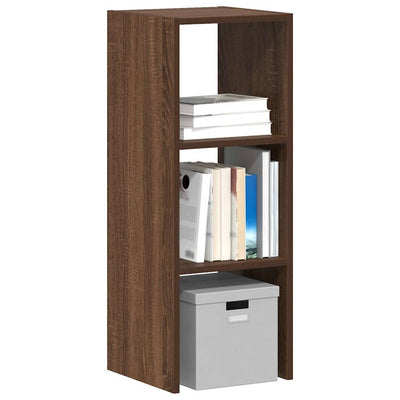 Kirjahylly Pinottava ruskea tammi 30x30x80 cm tekninen puu