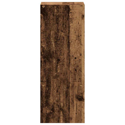 Kirjahylly Pinottava vanha puu 30x30x80 cm tekninen puu