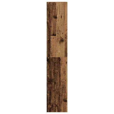 kirjahyllyt 2 kpl Pinottava vanha puu 30x30x80 cm tekninen puu