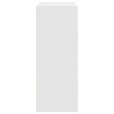 Valkoinen kaapit Anastasiadu 60x31x40cm (2 laatikkoa 2 kpl teknillinen puu)