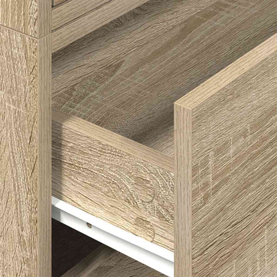 Kaapit 2 laatikkoa 2kpl Sonoma-tammi 60x31x40cm teknillinen puu