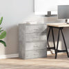 Kaapit 2laatikkoa 2kpl betoninharmaa 60x31x40cm teknillinen puu