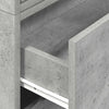 Kaapit 2laatikkoa 2kpl betoninharmaa 60x31x40cm teknillinen puu