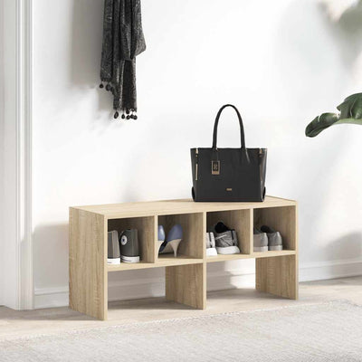 Kenkäteline Pinottava Sonoma Oak 89,5x30x40 cm