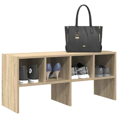 Kenkäteline Pinottava Sonoma Oak 89,5x30x40 cm