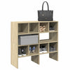kenkätelineet 2 kpl Pinottava Sonoma Oak 89,5x30x40 cm