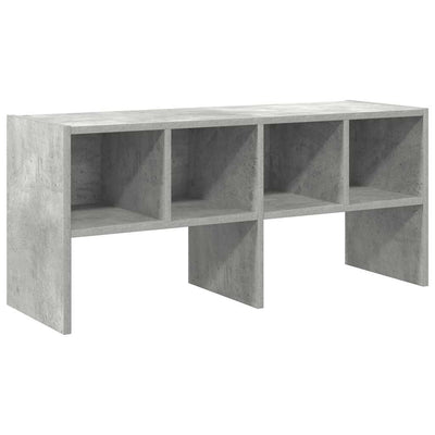 kenkäteline Pinottava betoni harmaa 89,5x30x40 cm