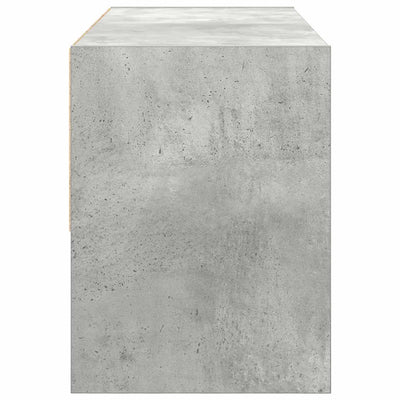 kenkäteline Pinottava betoni harmaa 89,5x30x40 cm