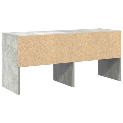 kenkäteline Pinottava betoni harmaa 89,5x30x40 cm