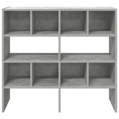 kenkätelineet 2 kpl Pinottava Betoni Harmaa 89,5x30x40 cm