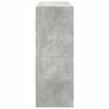 kenkätelineet 2 kpl Pinottava Betoni Harmaa 89,5x30x40 cm
